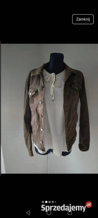 Kurtka jeansowa Denim Diesel khaki wiatrówka Diesel Krosno