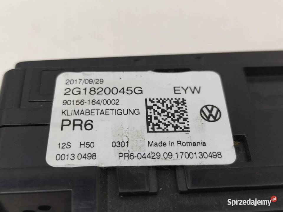 PANEL NAWIEWU 2G1820045G 2G VW Volkswagen Polo