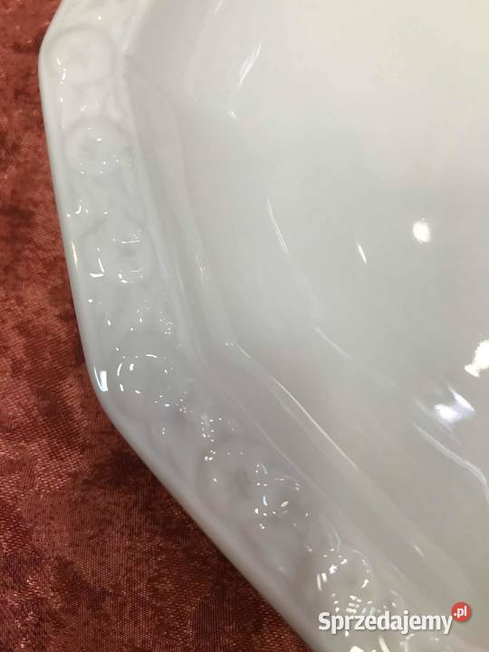 Polmisek patera okragla Rosenthal Maria Biala Kielce