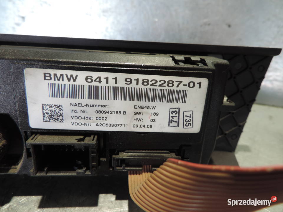 BMW 3 E90 PANEL KLIMATYZACJI 918228701 małopolskie