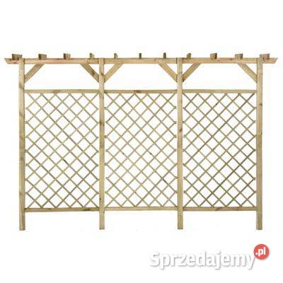 vidaXL Ogrodzenie w formie kratki z pergolą Warszawa sprzedam