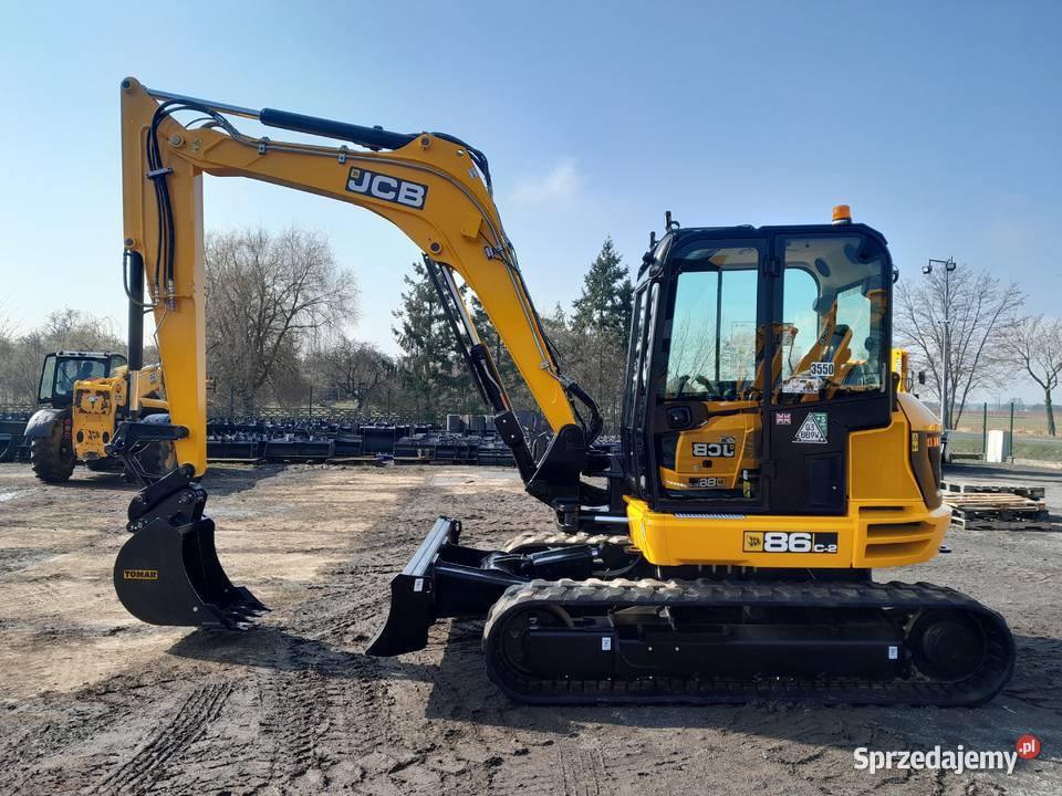 JCB 86C2 2021R KOPARKA GĄSIENICOWA8 TON KUBOTA Szybkozłącze wielkopolskie Krotoszyn