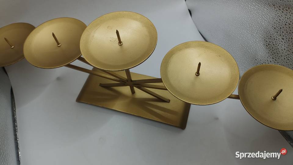 Rzeźba metaloplastyka świecznik pięcioramienny Zamość sprzedam