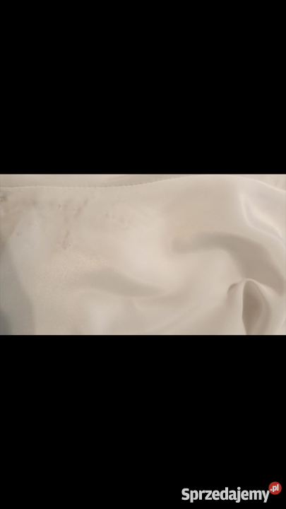 BLUZKA biała z gipiurą krótki rękaw rozmiar XXL Złotniki