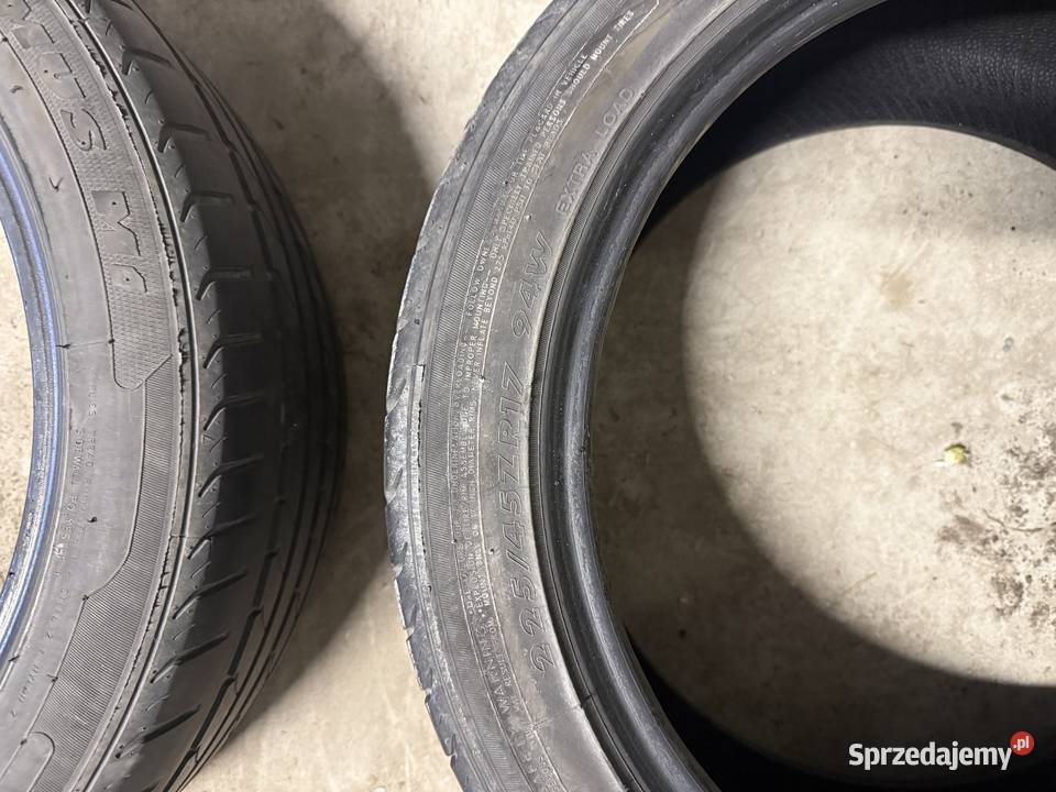 Opony letnie 22545 R17 Iłża sprzedam