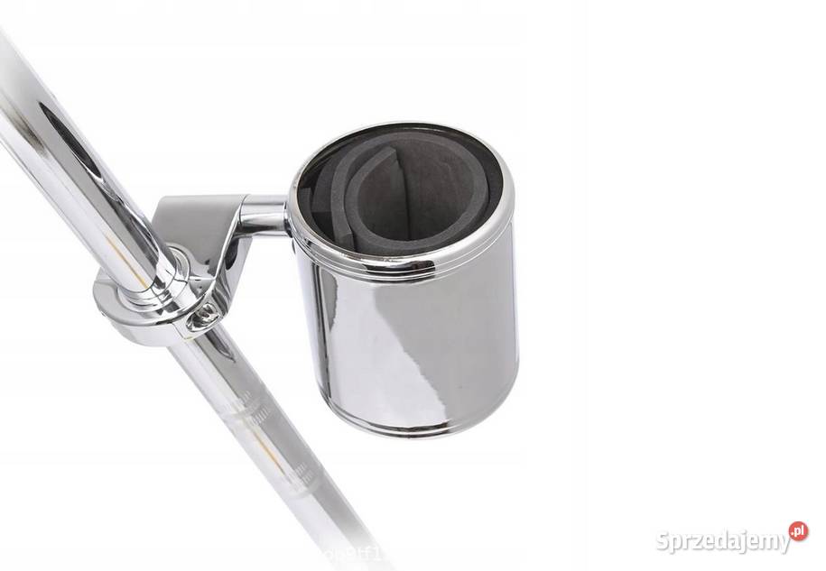 CHROMOWANY UCHWYT NA NAPÓJ DO MOTOCYKLA