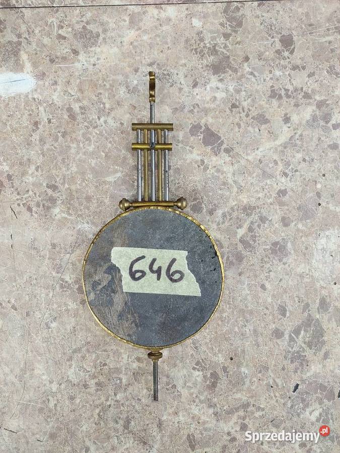 646 Wahadło rusztowe starego zegara FMS 8 Tczew
