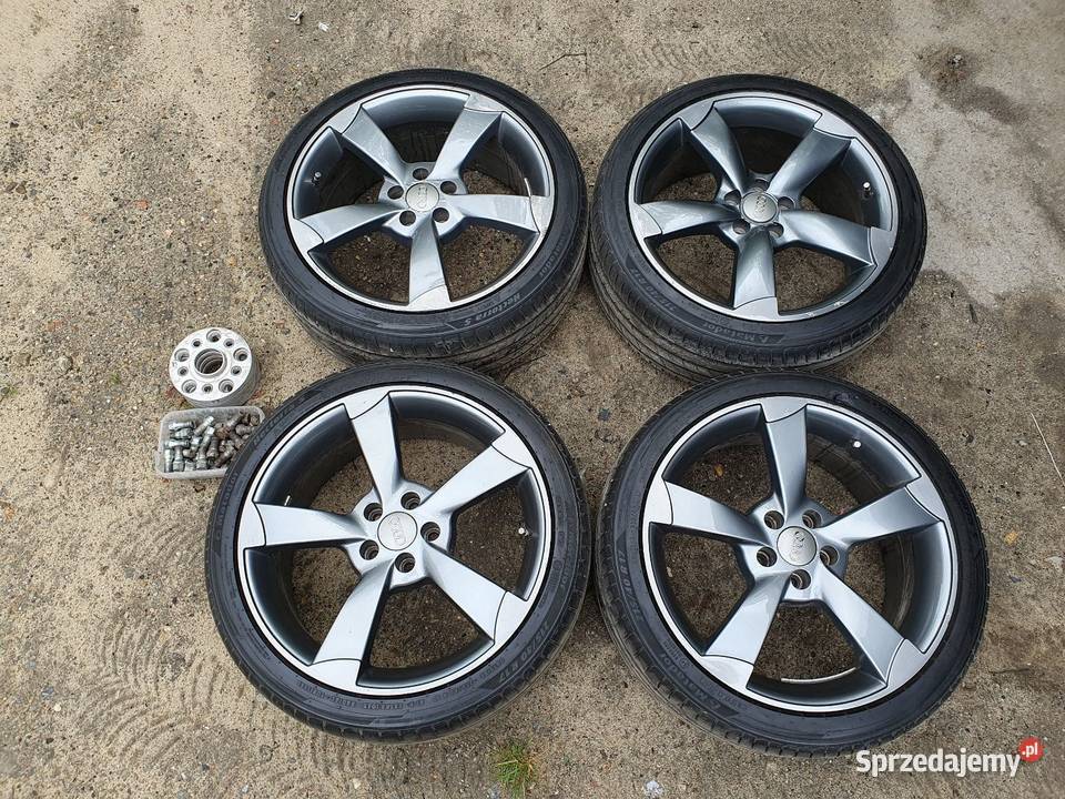 Koła alufelgi audi rotor 5x112 opony letnie