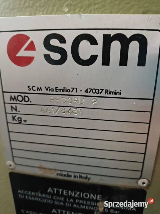 CNC SCM Record 2 Wejherowo