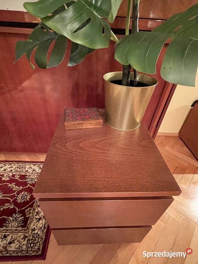 Mała komoda IKEA MALM w kolorze ciemnobrązowym Meble Toruń