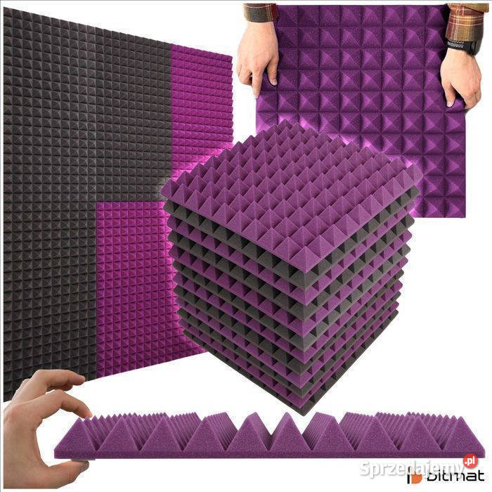 Piramidka akustyczna panele ścienne z pianki Łąki sprzedam