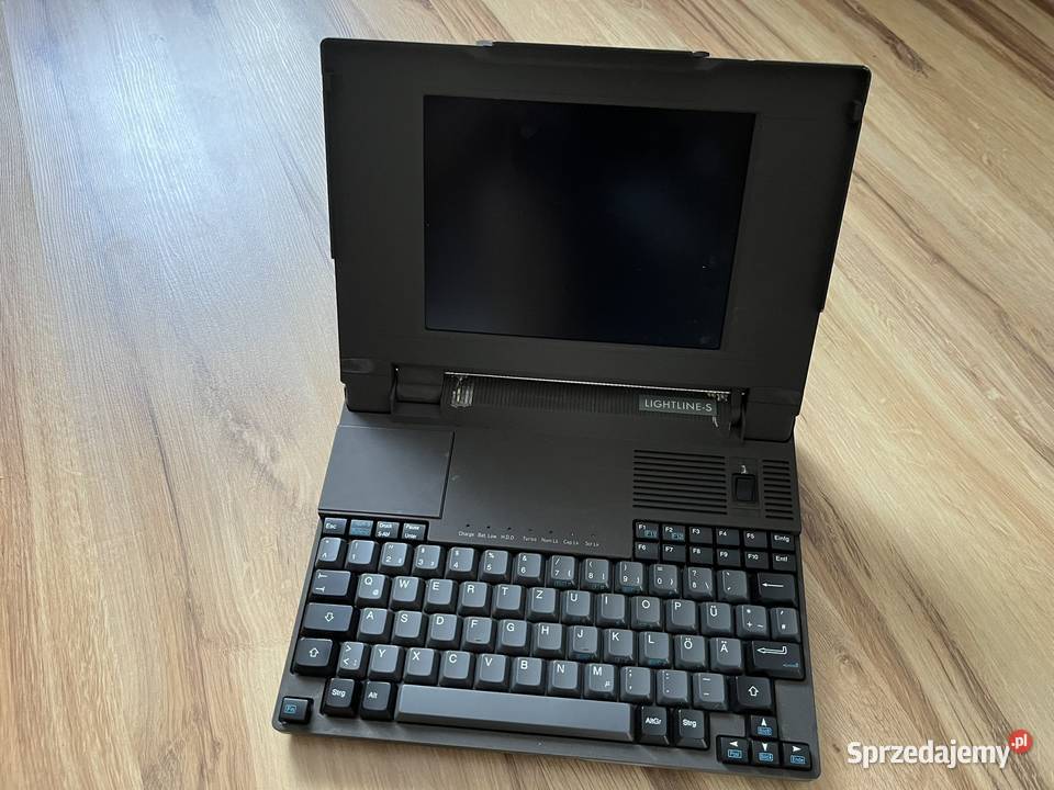 Zabytkowy laptop ASI Computer EL386S25 Brzana