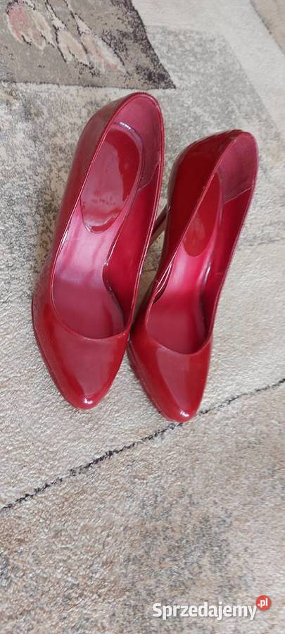 piękne i seksowne czerwone czółenka Warszawa