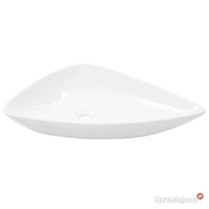 vidaXL Umywalka ceramiczna trójkątna 645 x 455 x Umywalki Warszawa