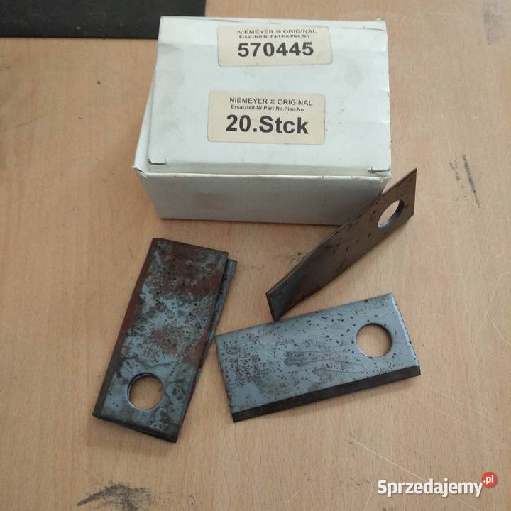 Nożyk kosiarki rotacyjnej lewy 106x48x4 mm otwór Maszyny rolnicze mazowieckie