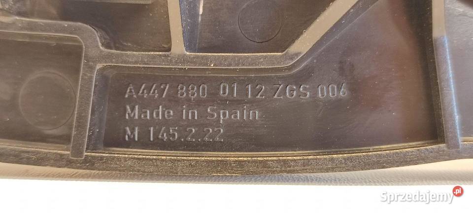 MERCEDES VITO W447 ŚLIZG ZDERZAKA LEWY TYŁ