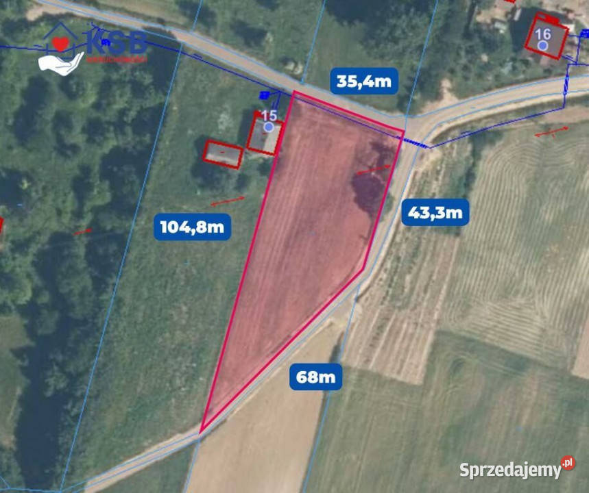 Ustawna działka z WZ 2500m2 Czajęcice