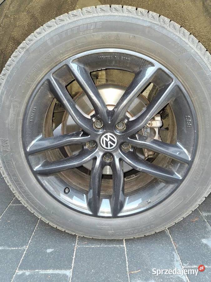 Koła zimowe 18 felgi 5x112 czarne 2355518 vw suv Mońki