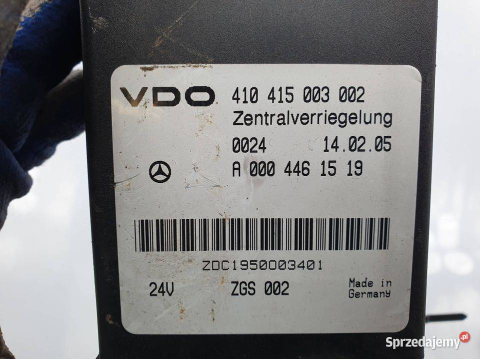 MODUŁ MERCEDES ATEGO 1218 A0004461519 VDO osobowe Lipno