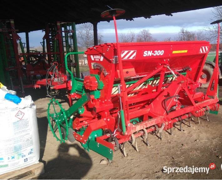 Agromasz SN300 Agregat uprawowosiewny 3m Siewniki i sadzarki
