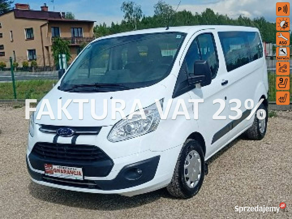 Ford Transit Custom 9osóbowy ładny I 2012 światła do jazdy dziennej śląskie Chełm Śląski