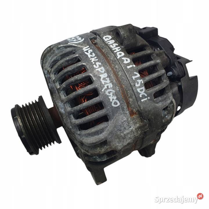 ALTERNATOR Nissan Qashqai Renault Clio 15 dCi Układ elektryczny silnika Chełm