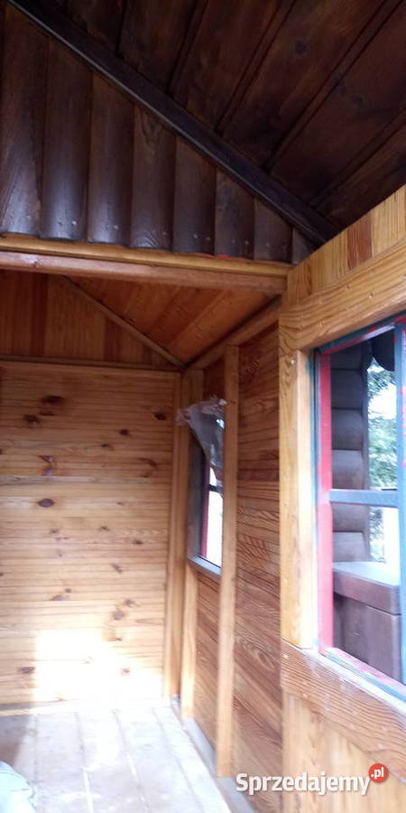 domek z drewna plac zabaw Mikołów