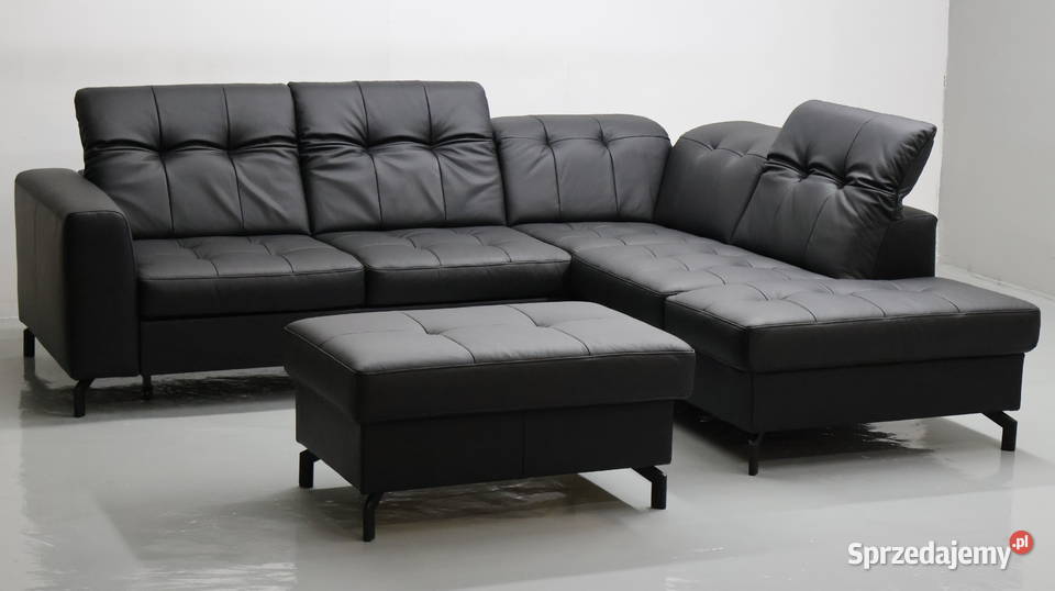 TAL SKÓRA NATURALNA NAROŻNIK funkcja spania PUFA