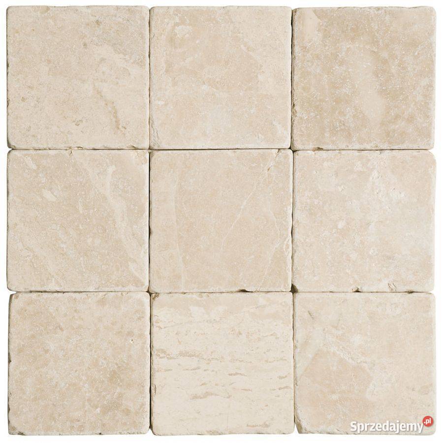 Cegiełki Marmurowe Queen Beige Bębnowane Pozostałe Łódź