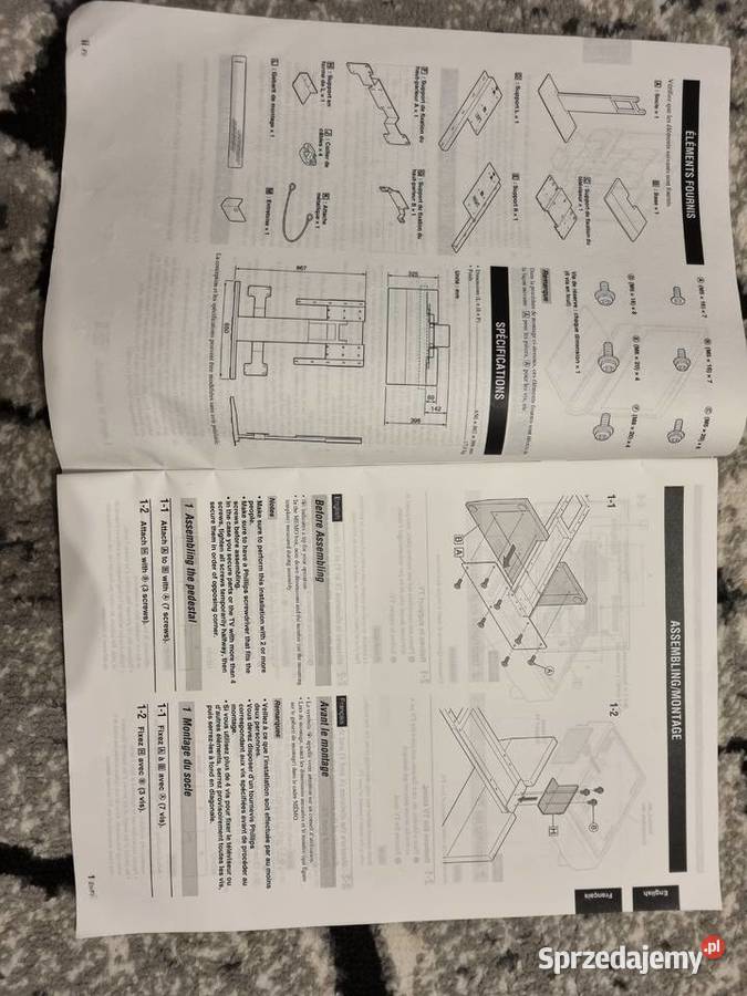 Stolik wieszak RTV YAMAHA Siedlce sprzedam