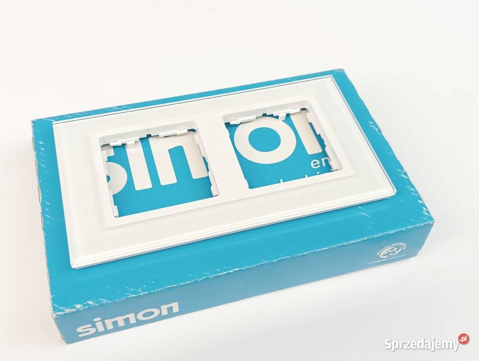 Simon 82 Ramka podwójna pozioma szklana ramka