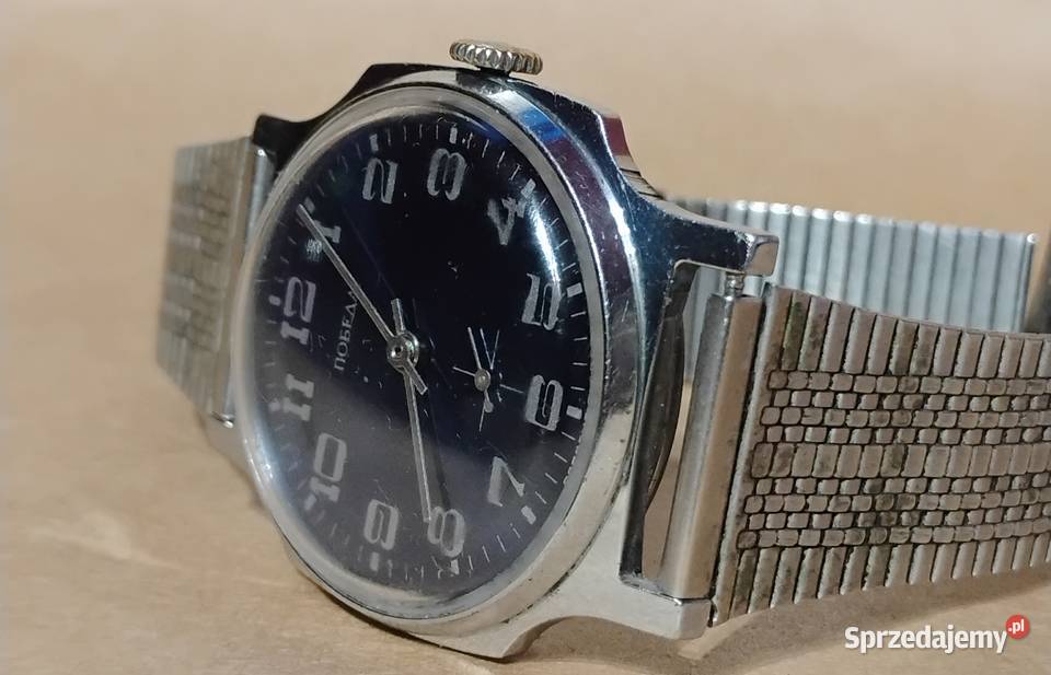 Zegarek Męski Pobieda 15 JEWELS 2602 fioletowy Opole