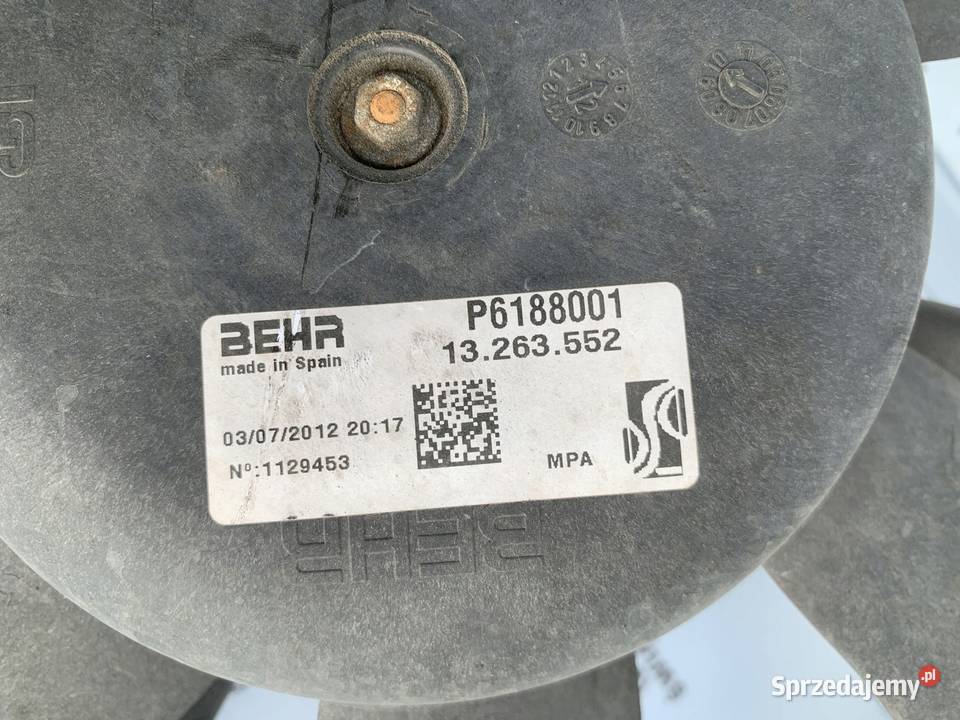 wentylator chłodnicy