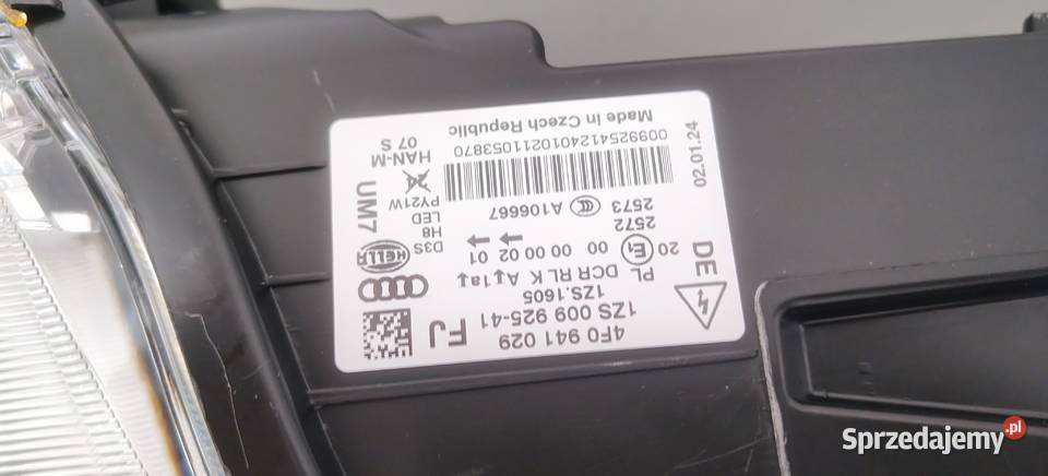 Lampa Przod Led Xenon Skrętny Audi A6 C6 4F Lift Lampy przednie dolnośląskie Dzierżkowice