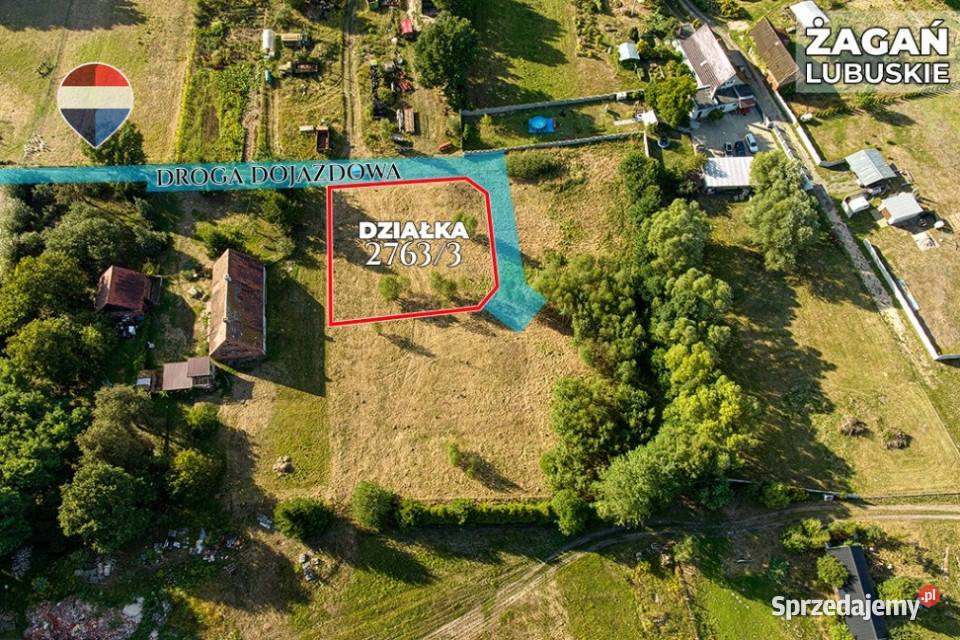 Na sprzedaż działka 1065 m Oś Moczyń Żagań 1zł/m2 sprzedam