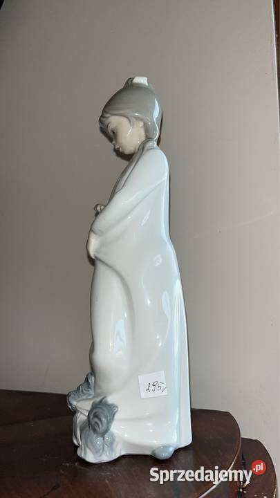 Figurka dziewczyny z pieskiem Zaphir Lladro Gdańsk