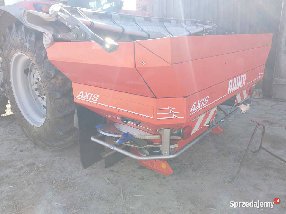 Rozsiewacz RAUCH AXIS 301 3000 L 2012 r talerze Dobre Miasto