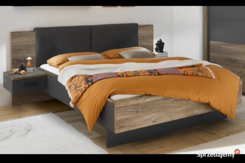 Łóżko Lorena 160x200 z szafkami wielkopolskie Poznań