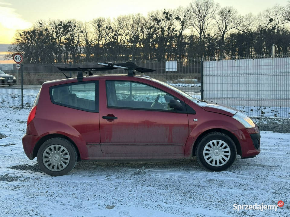 Citroen C2 11 60 2009r klima bagażnik na rowery VAT marża Wojkowice