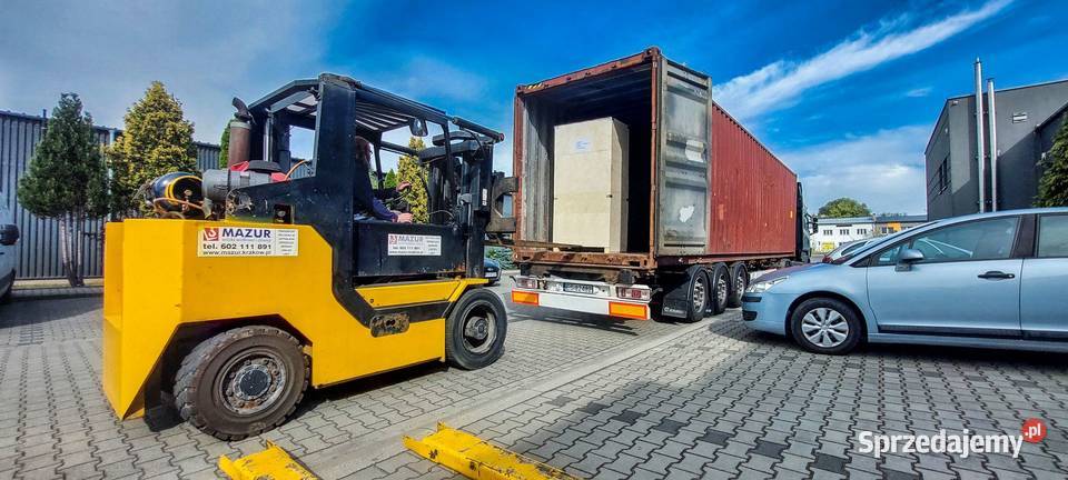 Usługi wózkiem widłowym Rozładunek towarów małopolskie