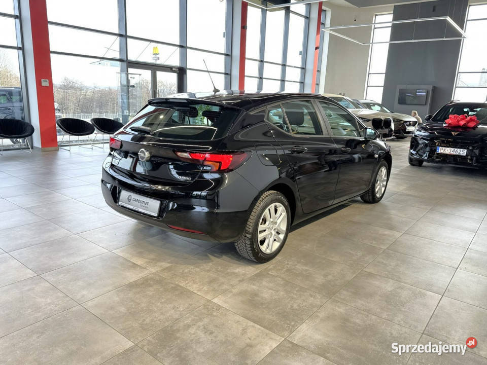 Opel Astra VAT 23 Enjoy 14 Turbo 125 M6 2017 r lakier metallic Myślenice