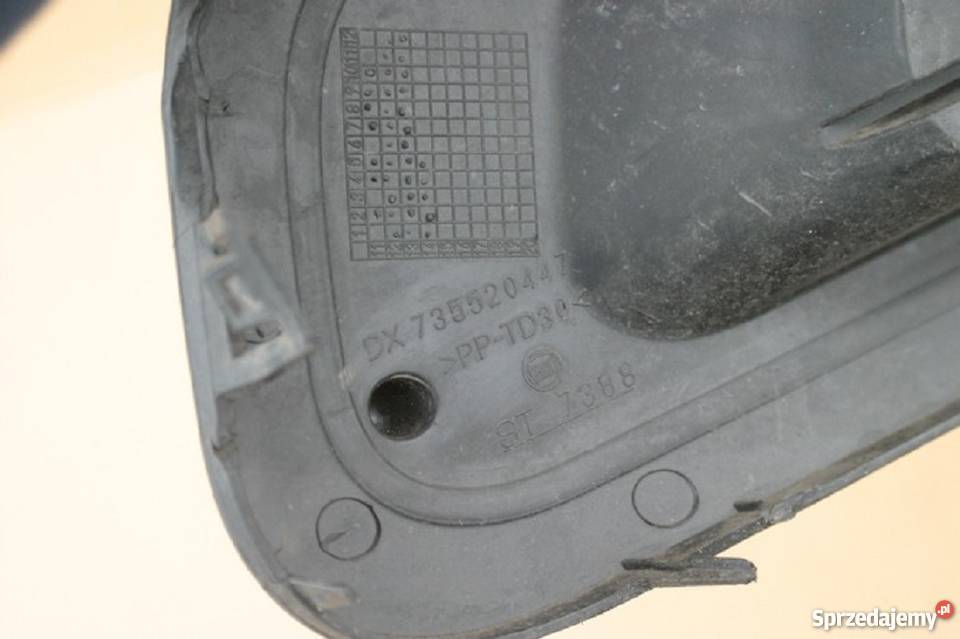 FIAT PANDA III KRATKA ZAŚLEPKA ZDERZAKA PRZÓD Karoseria Bieleń