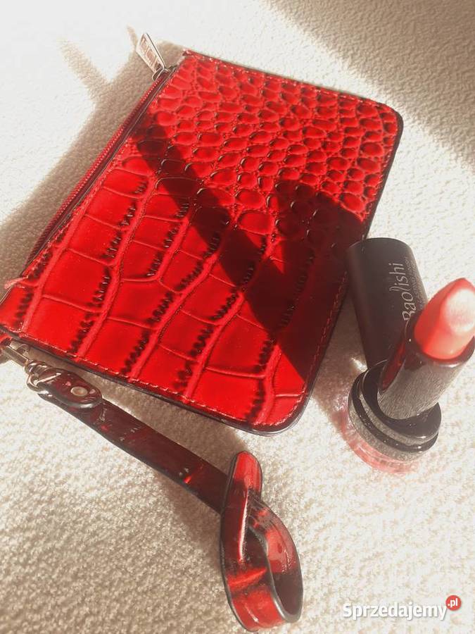 saszetka czerwona pomadka Gdańsk