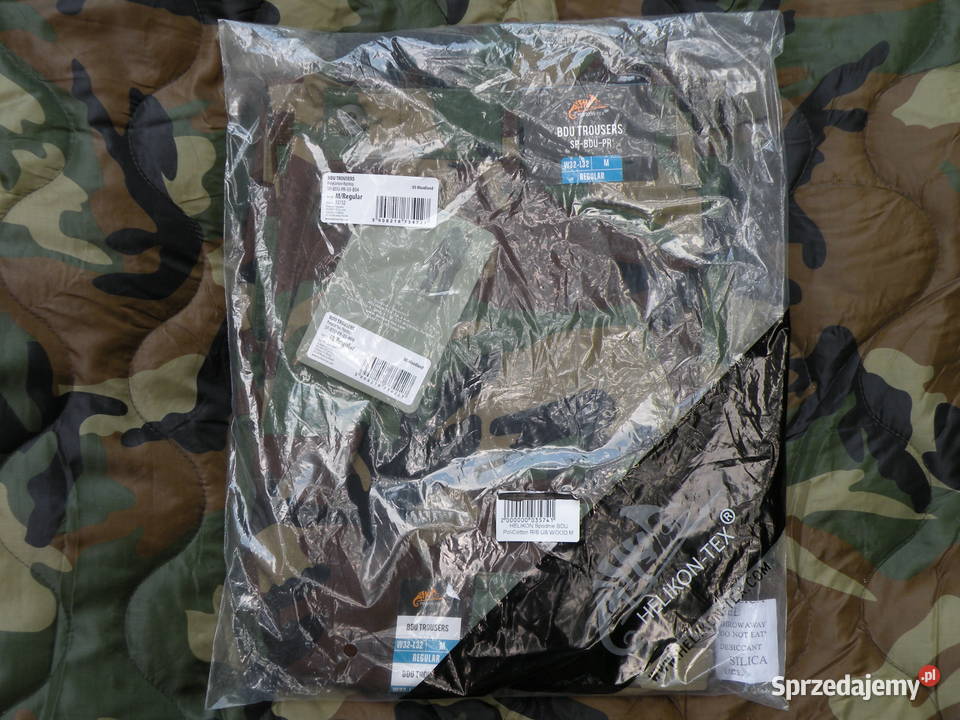 Spodnie BDU woodland MEDIUM Helikon ripstop
