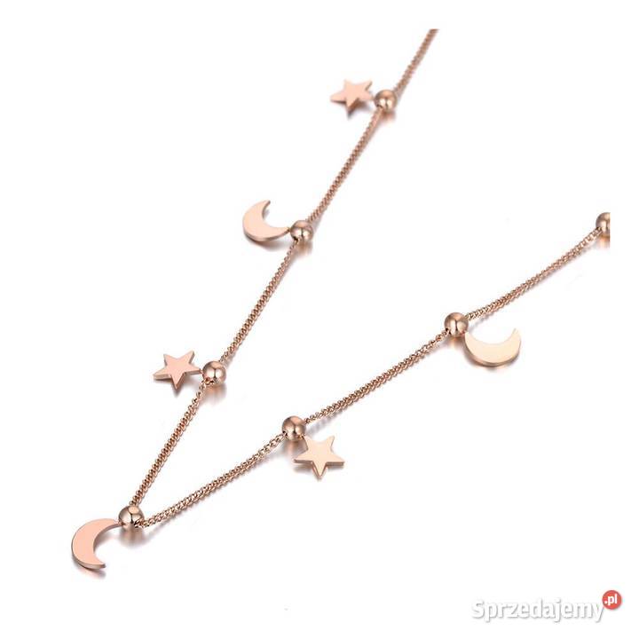 Nowy naszyjnik gwiazdy księżyce gwiazdki Szczecin