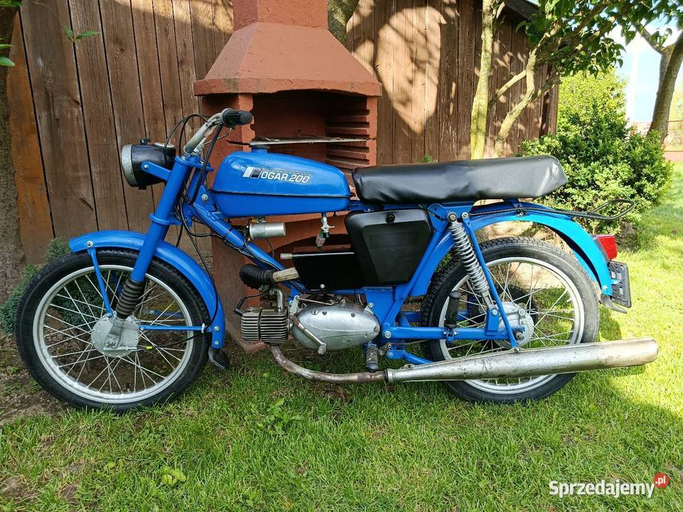 Romet Ogar 200 niebieski Motocykle, skutery, quady mazowieckie Iłża