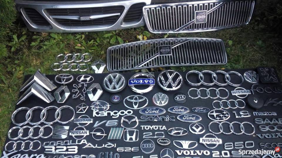 Emblematy znaki atrapa gril do samochodów Tanio Łańcut