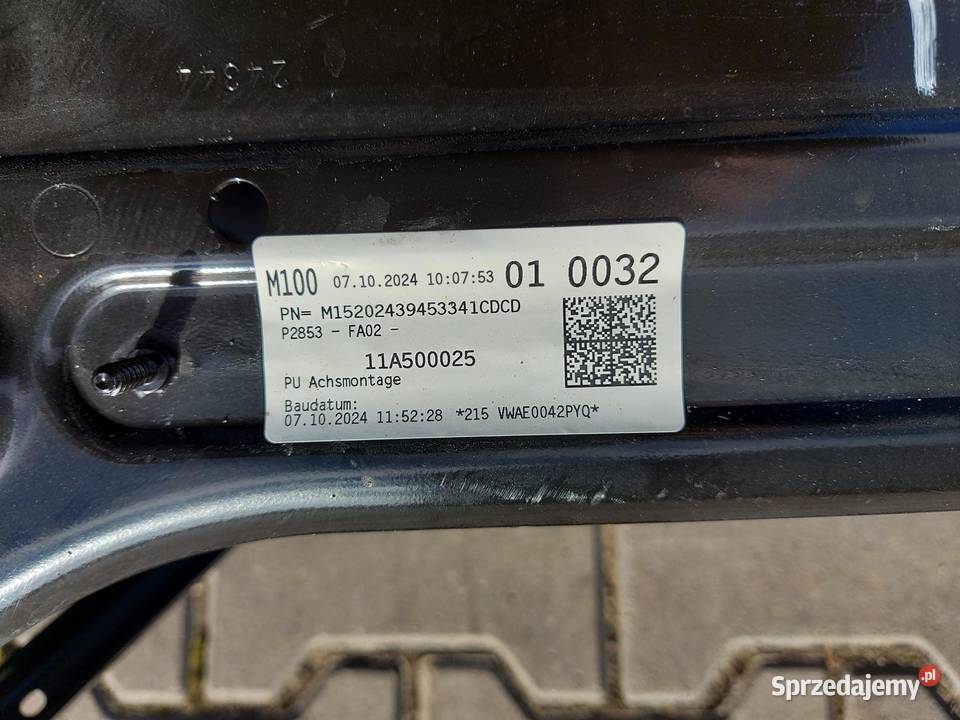 VW ID4 11A 2024r SUV 5D WÓZEK SANKI TYŁ osobowe