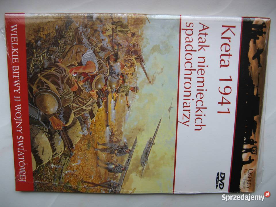 Osprey Kreta 1941 książka film DVDNowa miękka Poznań