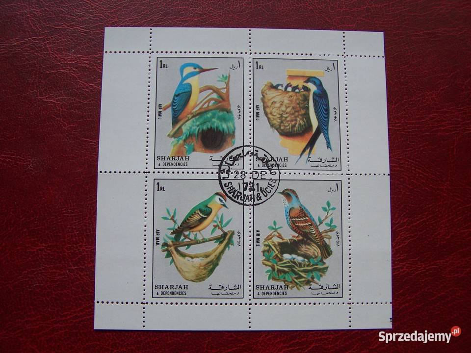 Sharjah 1972 CTO Fauna Ptaki1 Filatelistyka Tychy sprzedam